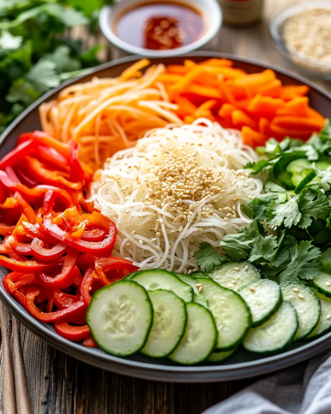 Asian pasta salad