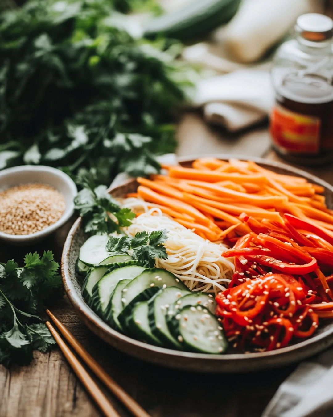 Asian pasta salad