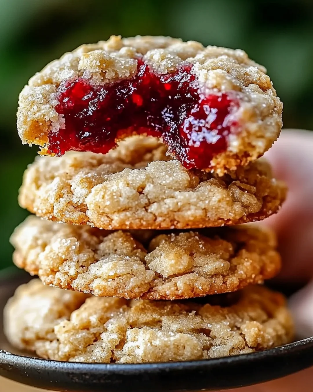 Close-up of a soft, frosted Crumbl cookie on a white plate.