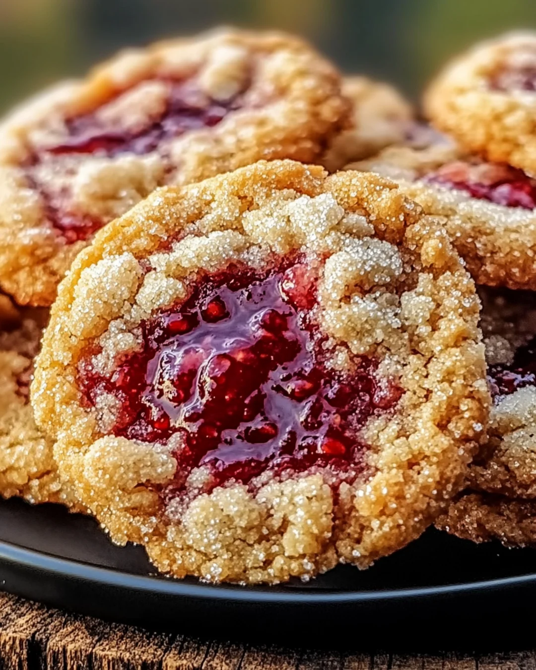 Thick Crumbl cookie with golden edges and a rich, gooey center.