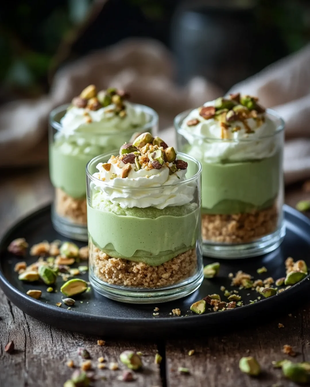Velvety pistachio delight with rich taste