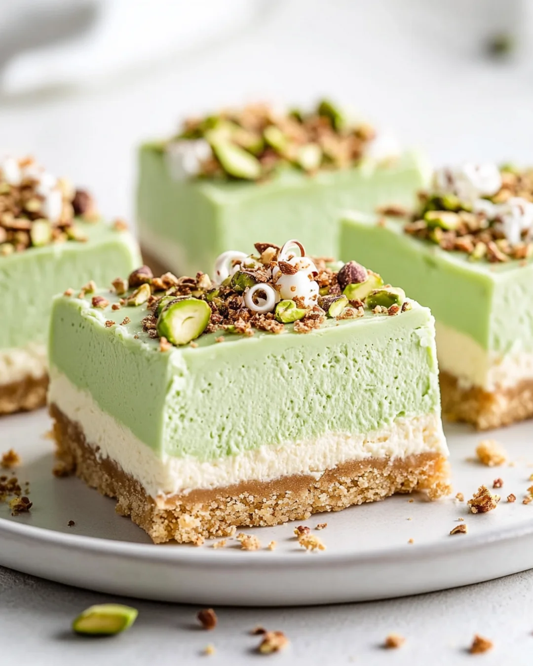Luscious pistachio dessert with bold flavor