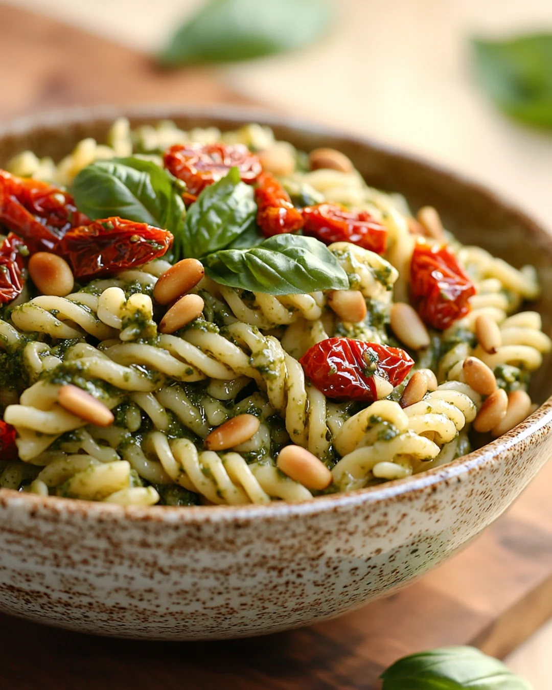 Low carb pasta served in a bowl