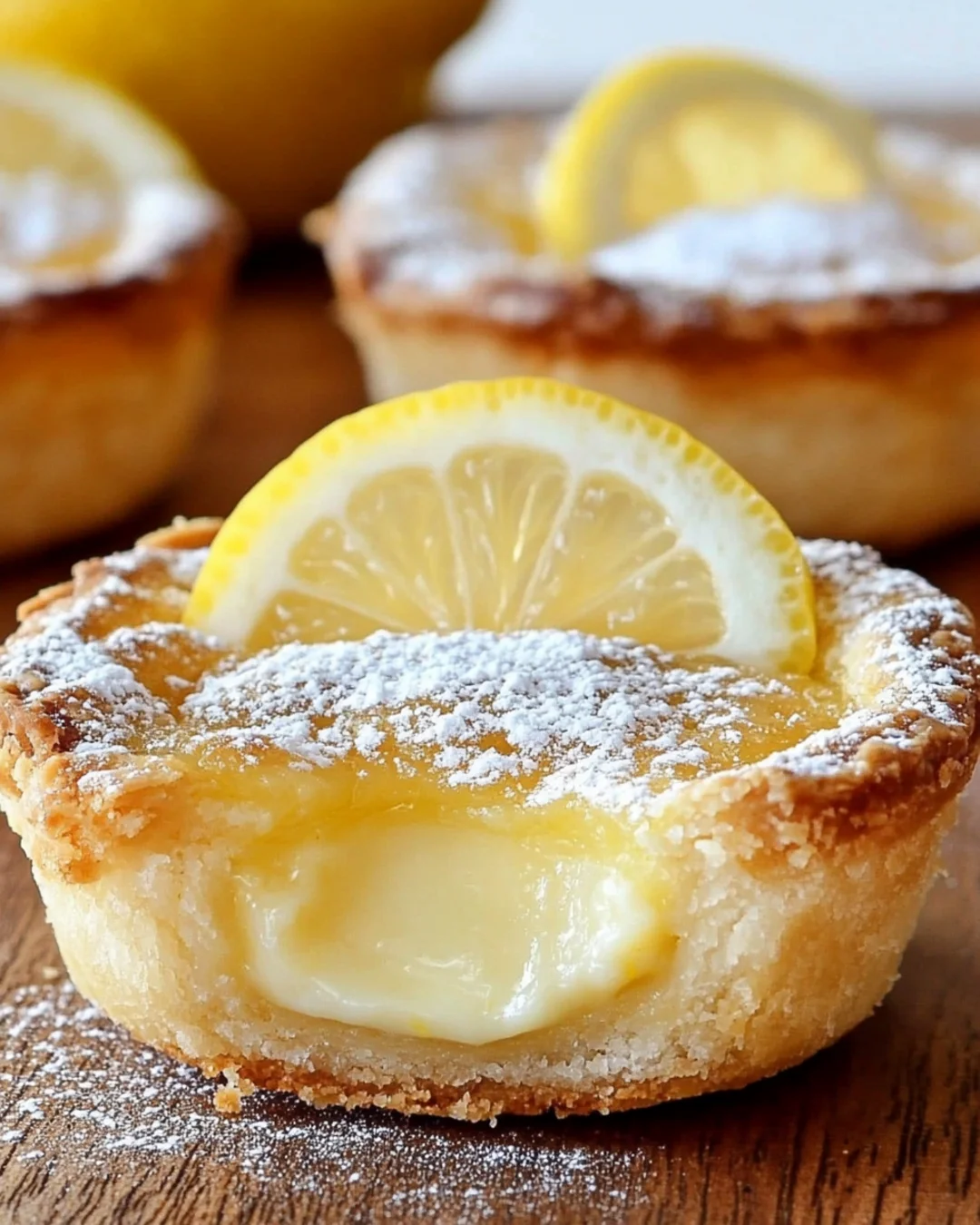 Mini yogurt pie tart with three-ingredient crust