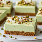 easy pistachio dessert recipes no bake on plate