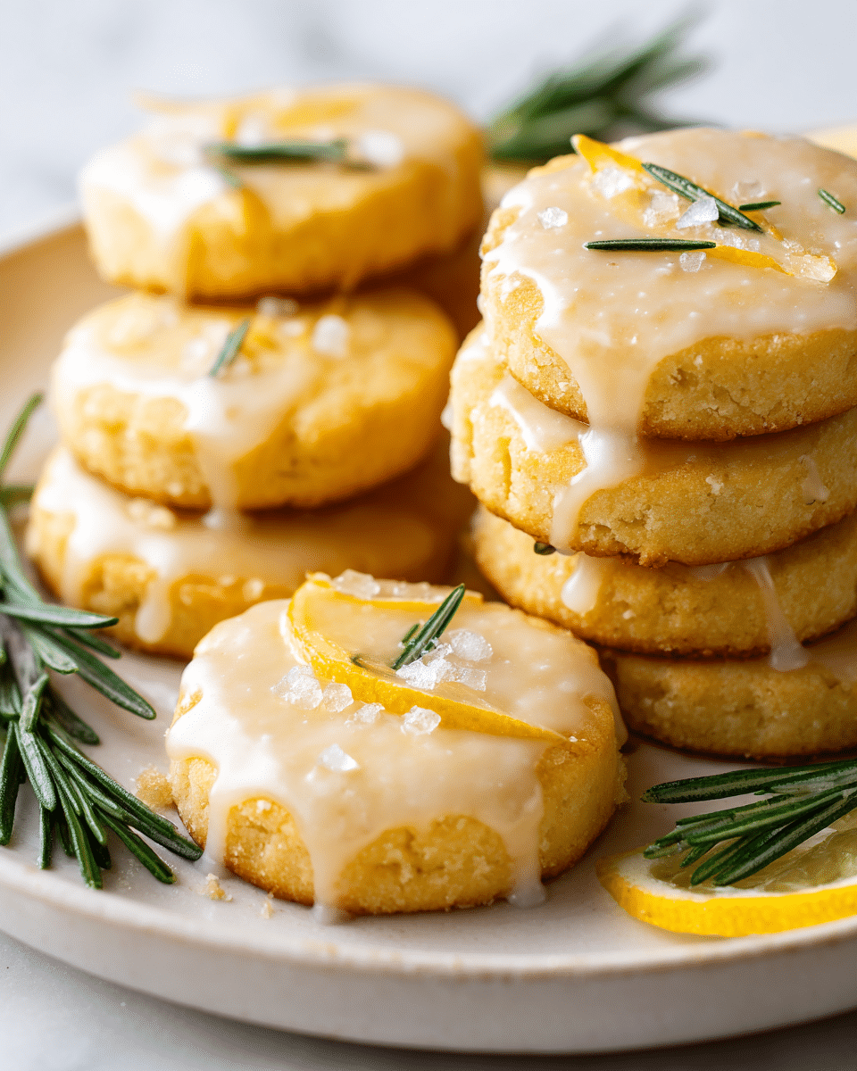 Rosemary-Lemon Shortbread