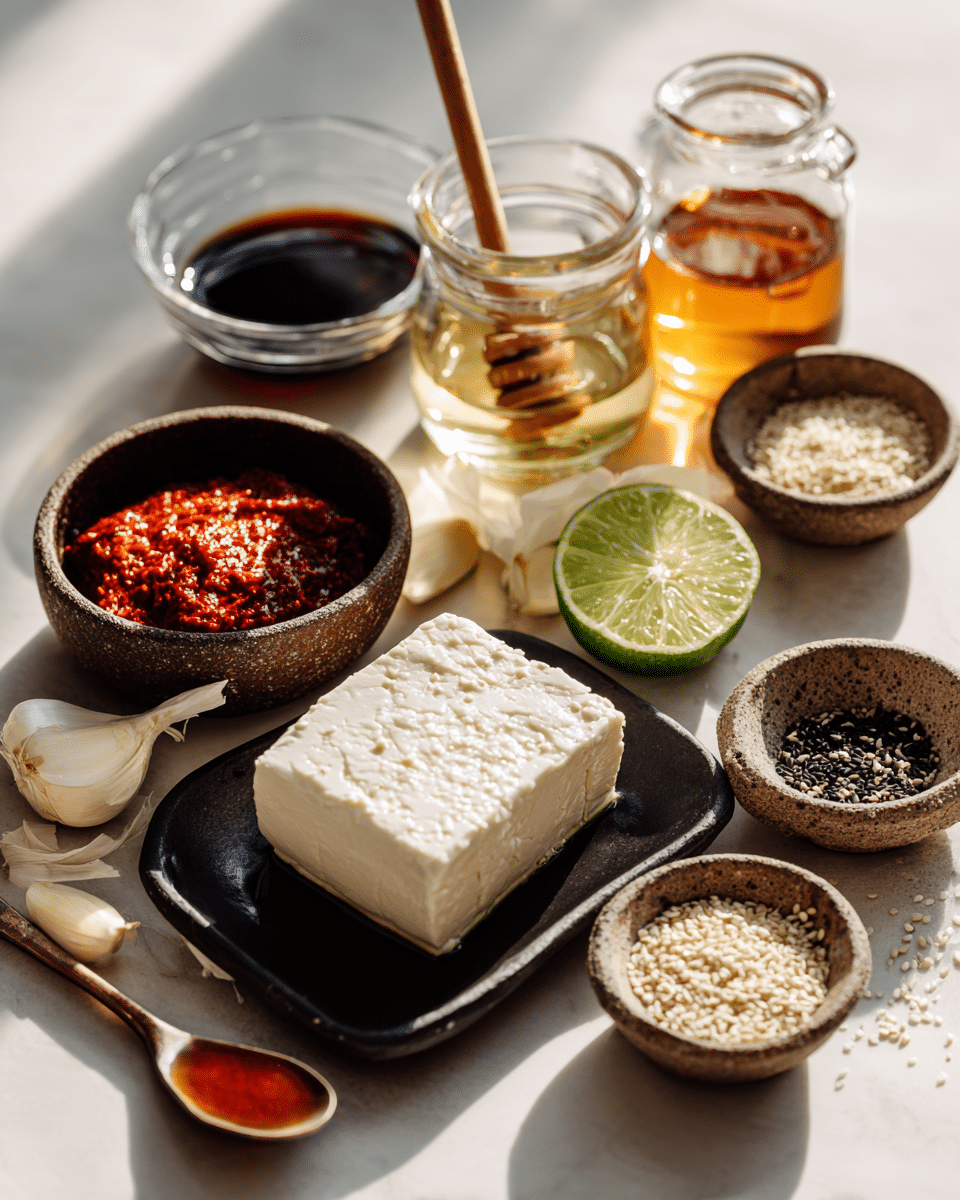 Swicy Baked Feta ingrediënts