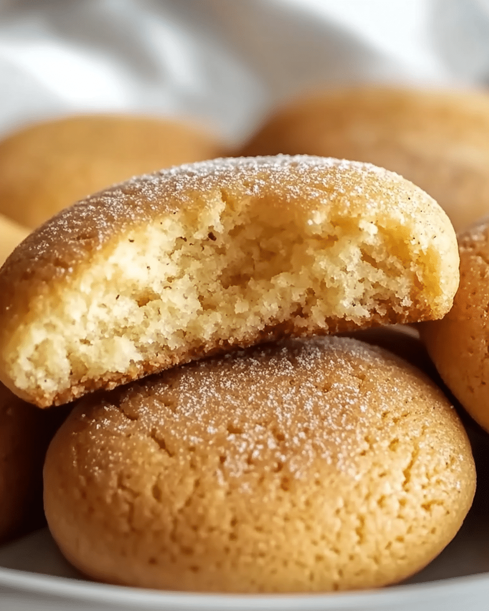  baked 3 ingredient sugar cookies on cooling rack