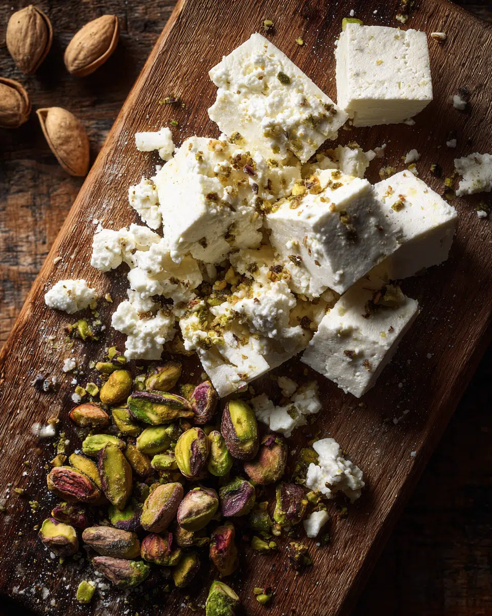 feta-and-pistachios-close-up.jpg crumbled feta and roasted pistachios macro shot