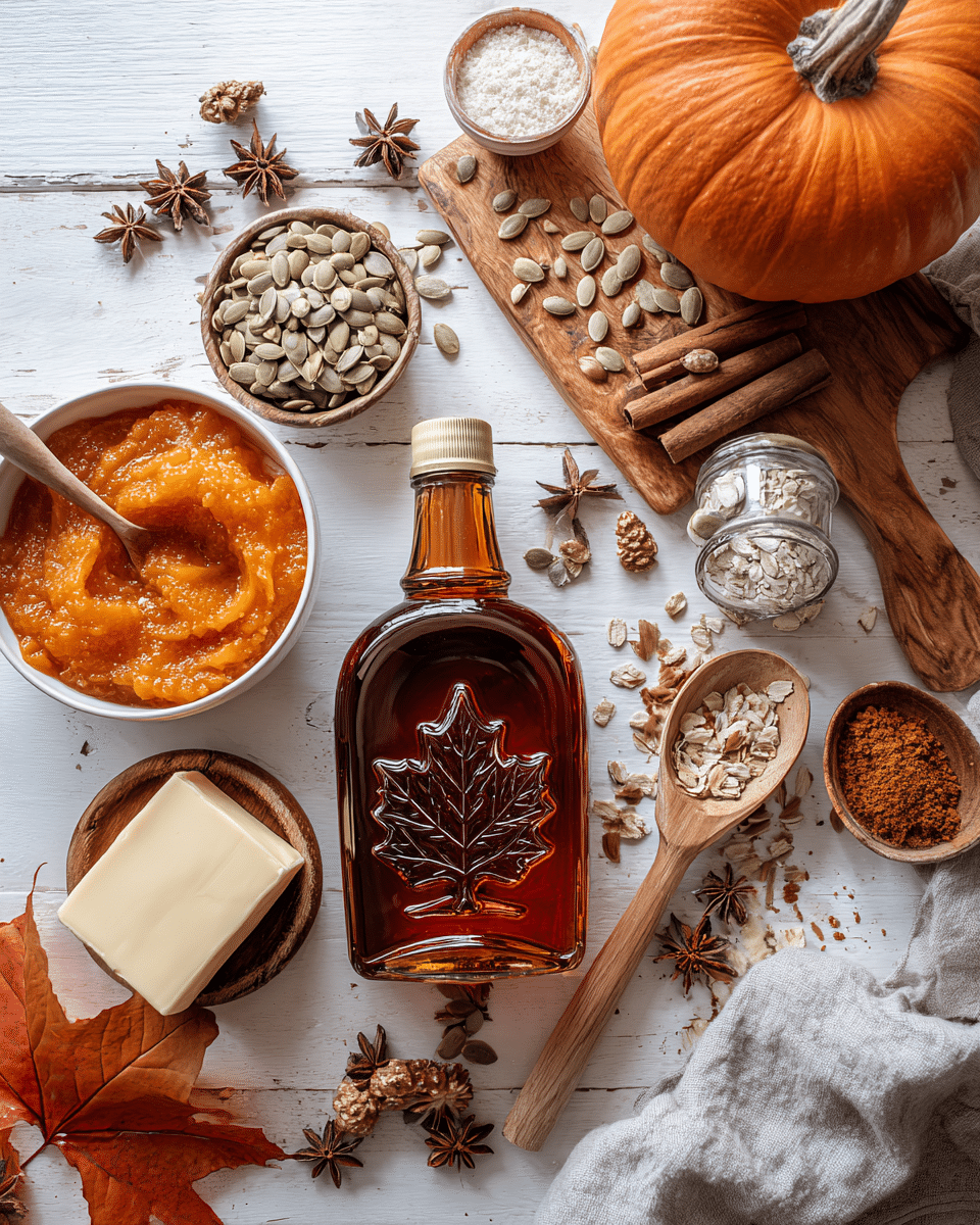 maple pumpkin seed fudge ingredients