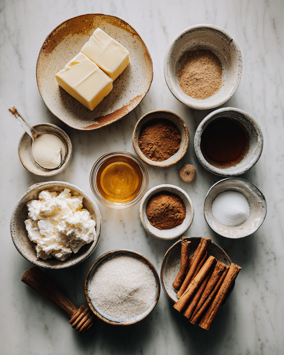 Gingerbread Cheesecake Bars ingredients