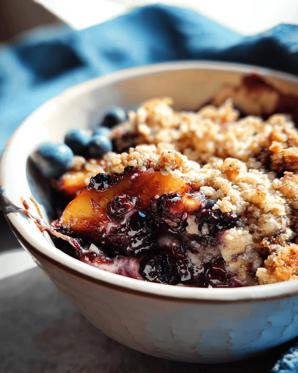 Delicious Blueberry Peach Crisp: A Summer Dessert You'll Love